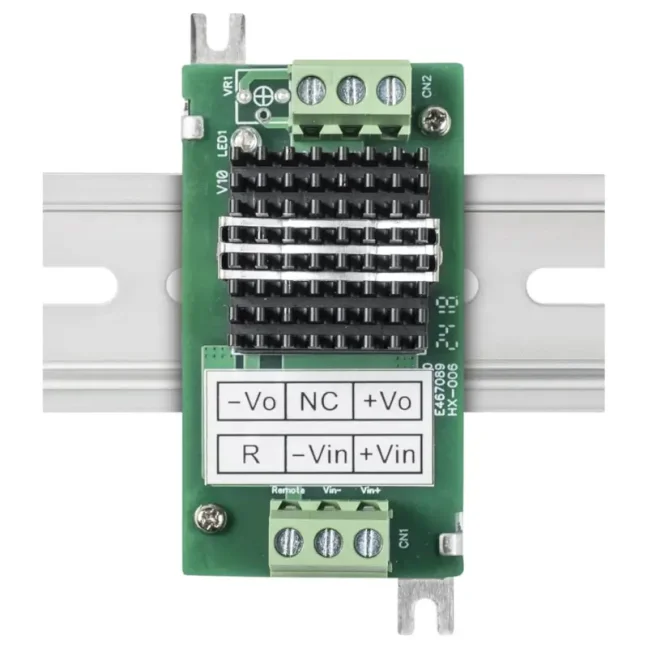 30 W DC/DC voltage converter Bicker (9–36 VDC → 24 VDC) – version without VR trim potentiometer (fixed output voltage)