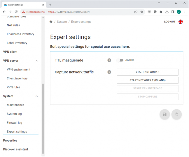 Microwall VPN, industrial Firewall, Ethernet bridge, NAT router and VPN WireGuard