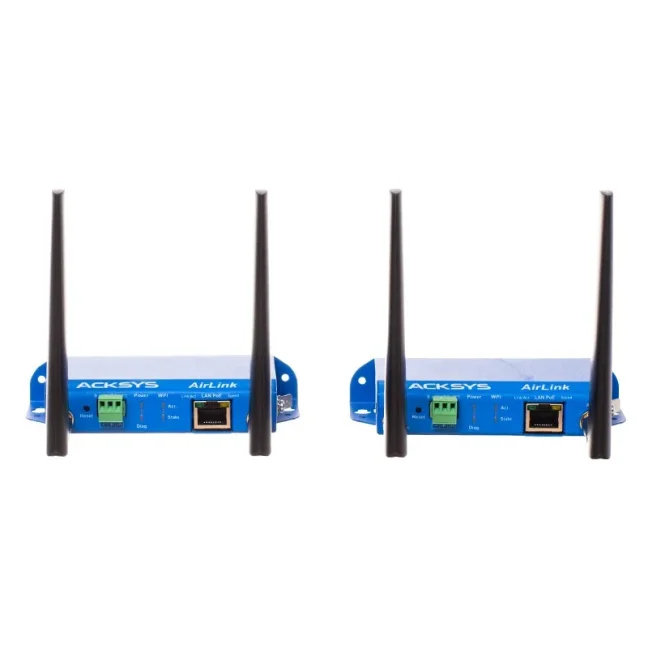 ACKSYS AirLink WiFi Bridge – průmyslový bezdrátový Ethernet Point-to-Point