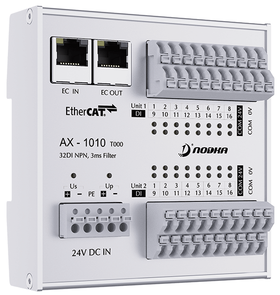 32xDI 3ms, NPN 24VDC, EtherCAT IO module