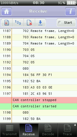 License „Protocol monitor“ for CANtouch® tester