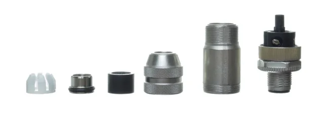 M12 PROFIBUS connector, male