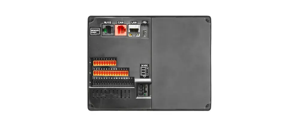 HORNER X7 PLC HMI controller with 7″ colour touchscreen, analog / digital inputs and outputs