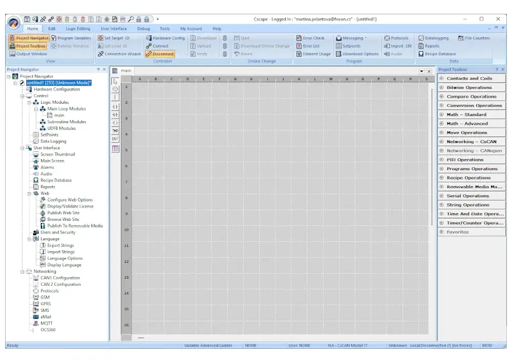 Cscape 10 – software pro Horner PLC/HMI | FOXON