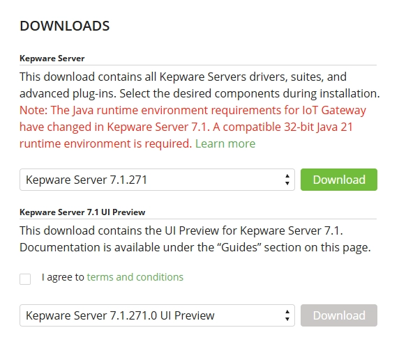 UI download