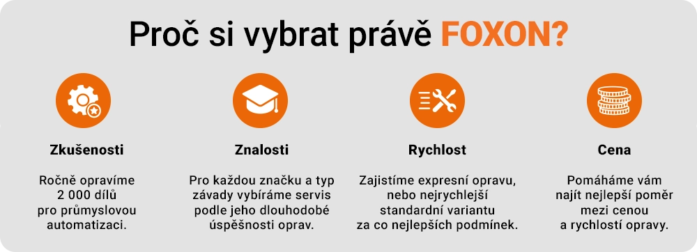 Výhody oprav servomotorů ve FOXONu