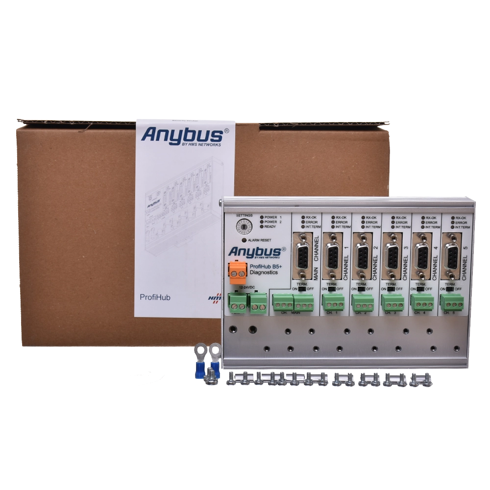 ProfiHub B5+R PROFIBUS multirepeater | FOXON & Anybus (HMS)