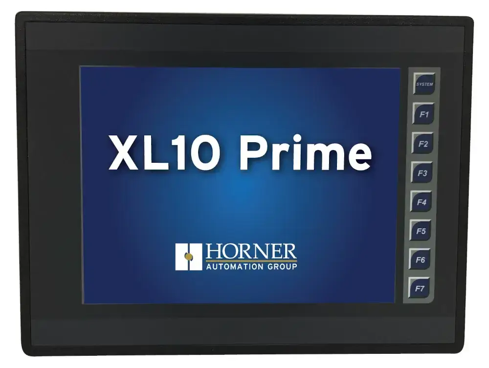 HORNER XL10 Prime PLC HMI controller with 10,4″ colour touchscreen, analog / digital inputs and outputs