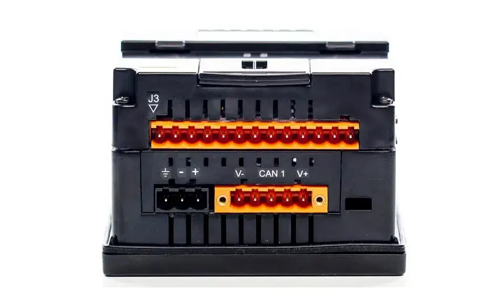 HORNER XLE PLC HMI controller with 2.2″ monochrome screen, analog / digital inputs and outputs
