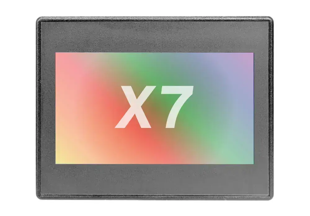 HORNER X7 PLC HMI controller with 7″ colour touchscreen, analog / digital inputs and outputs