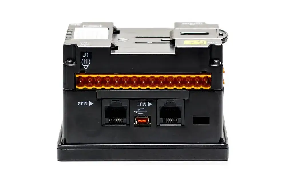 HORNER XLE PLC HMI controller with 2.2″ monochrome screen, analog / digital inputs and outputs