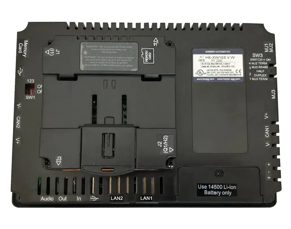 HORNER XL7 Prime PLC HMI controller with 7″ colour touchscreen, analog / digital inputs and outputs