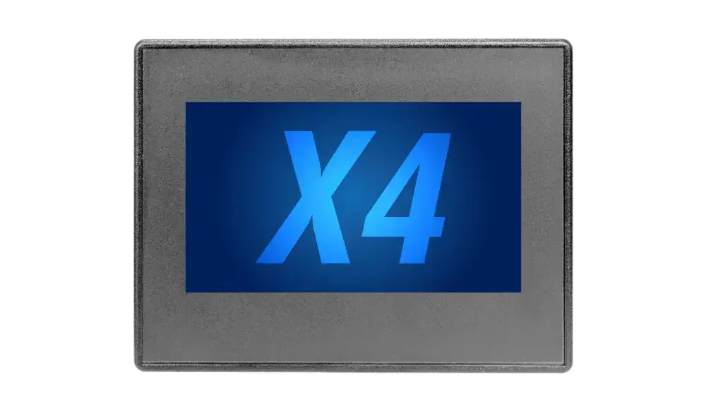 HORNER X4 PLC HMI automat s 4,3″ barevným dotyk displejem, s analog / digital vstupy a výstupy