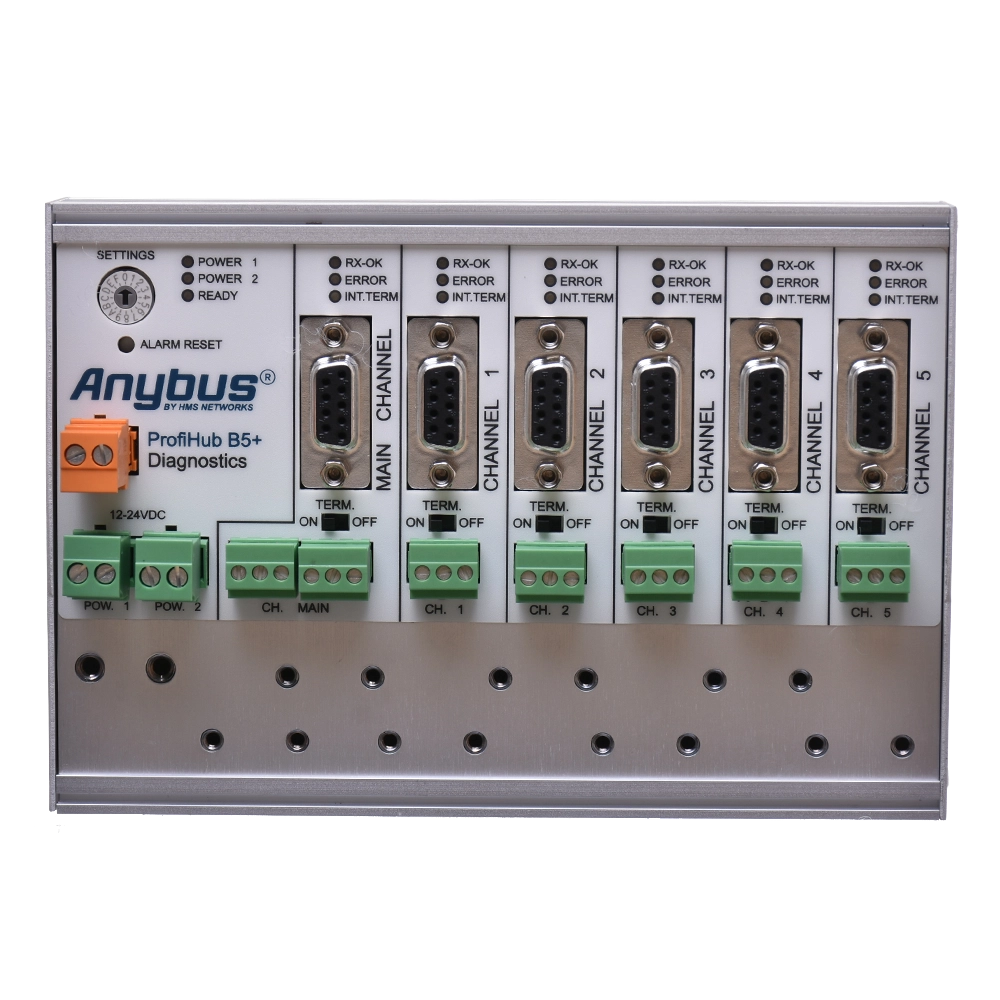 ProfiHub B5+R PROFIBUS multirepeater | FOXON & Anybus (HMS)