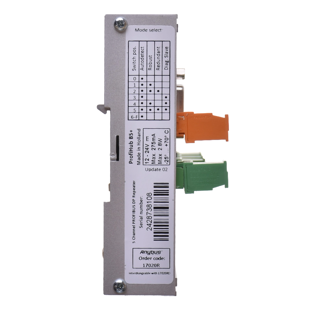 ProfiHub B5+R PROFIBUS multirepeater | FOXON & Anybus (HMS)
