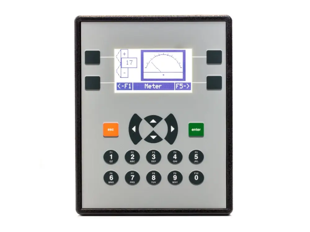 HORNER X2 PLC HMI controller with 2.2″ monochrome screen, analog / digital inputs and outputs
