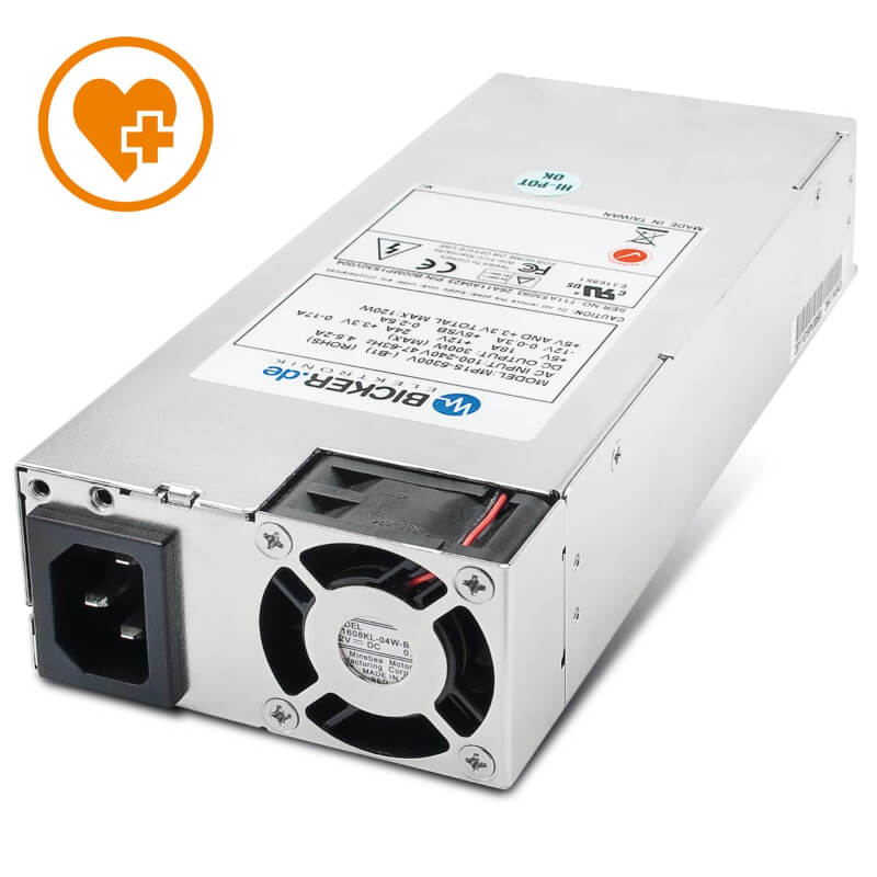 Bicker MP1S-5300V-B1 300 W medical PC power supply