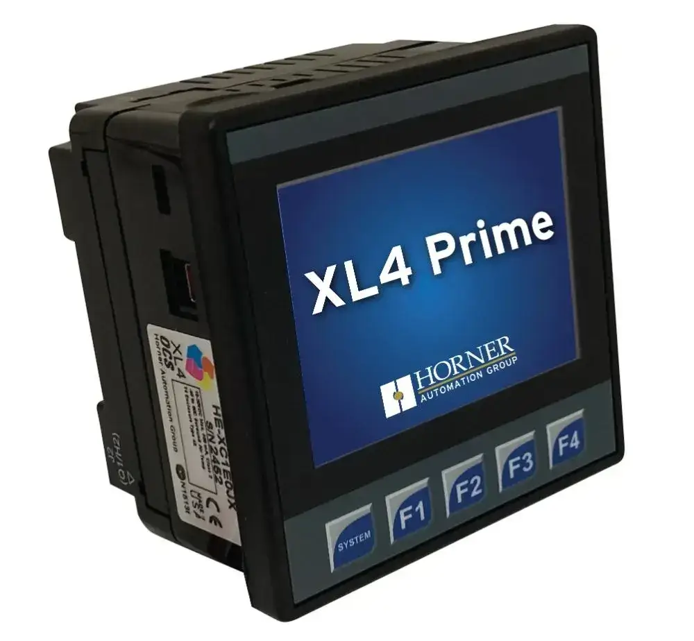 HORNER XL4 Prime PLC HMI automat s 3,5″ barevným dotyk displejem, s analog / digital vstupy a výstupy
