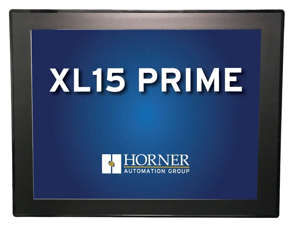 HORNER XL15 Prime PLC HMI controller with 15″ colour touchscreen, analog / digital inputs and outputs