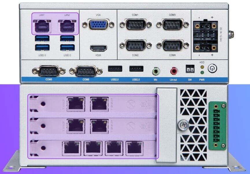 Ampliación hasta 10 puertos Ethernet
